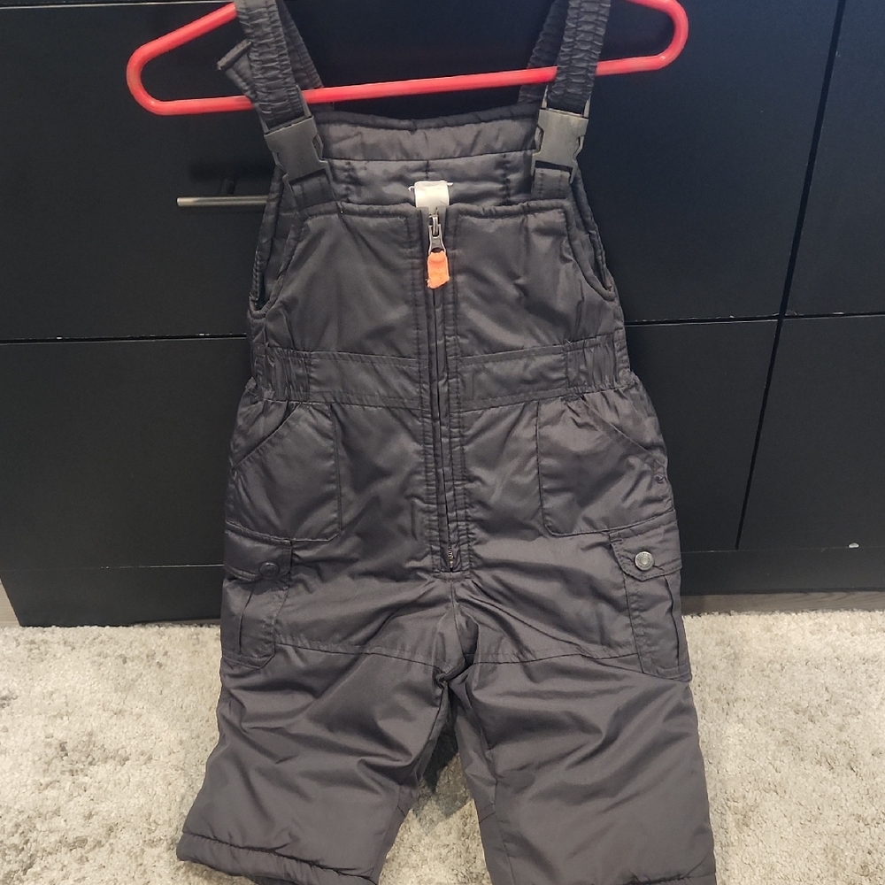 Gray Kids Snow Bib Toddler 18 Month